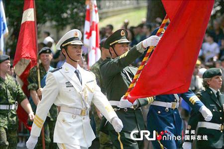 中國儀仗隊參加俄羅斯閱兵，展現(xiàn)軍威與友誼的壯麗畫卷，中俄友誼見證，中國儀仗隊參加俄羅斯閱兵，壯麗畫卷展現(xiàn)軍威與深情友誼