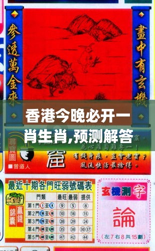 香港和彩王中王精準(zhǔn)一肖，揭秘彩票預(yù)測(cè)之謎，揭秘彩票預(yù)測(cè)之謎，香港和彩王中王精準(zhǔn)預(yù)測(cè)一肖技巧