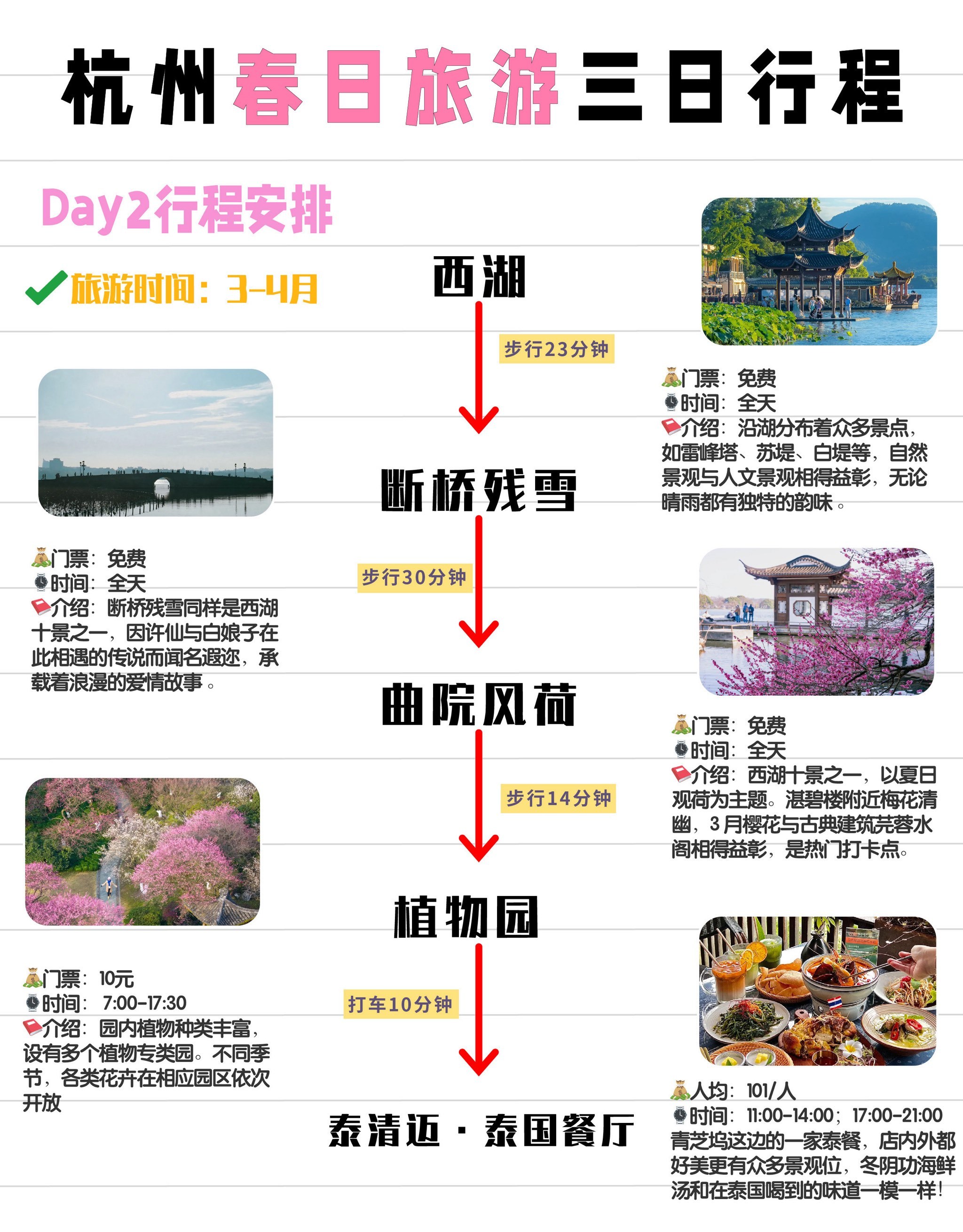 杭州三日游最佳景點(diǎn)攻略，杭州三日游必游景點(diǎn)攻略