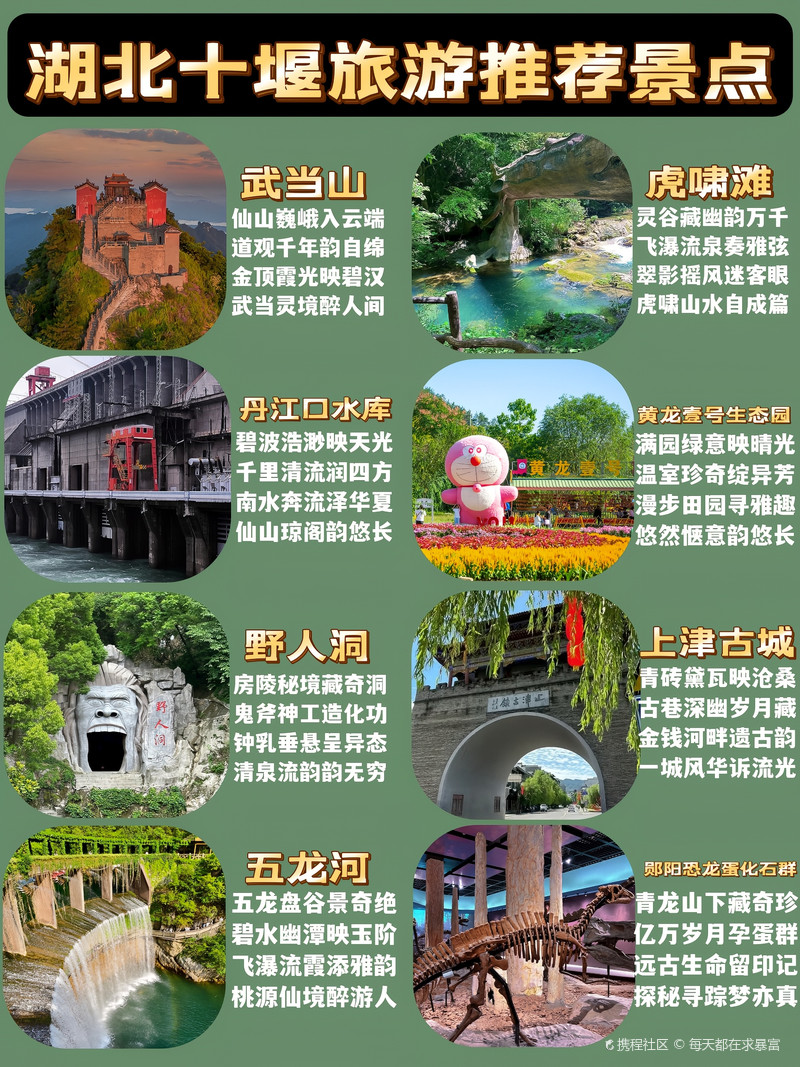 湖北自駕游必去十個(gè)景點(diǎn)，湖北自駕游必去十大景點(diǎn)攻略